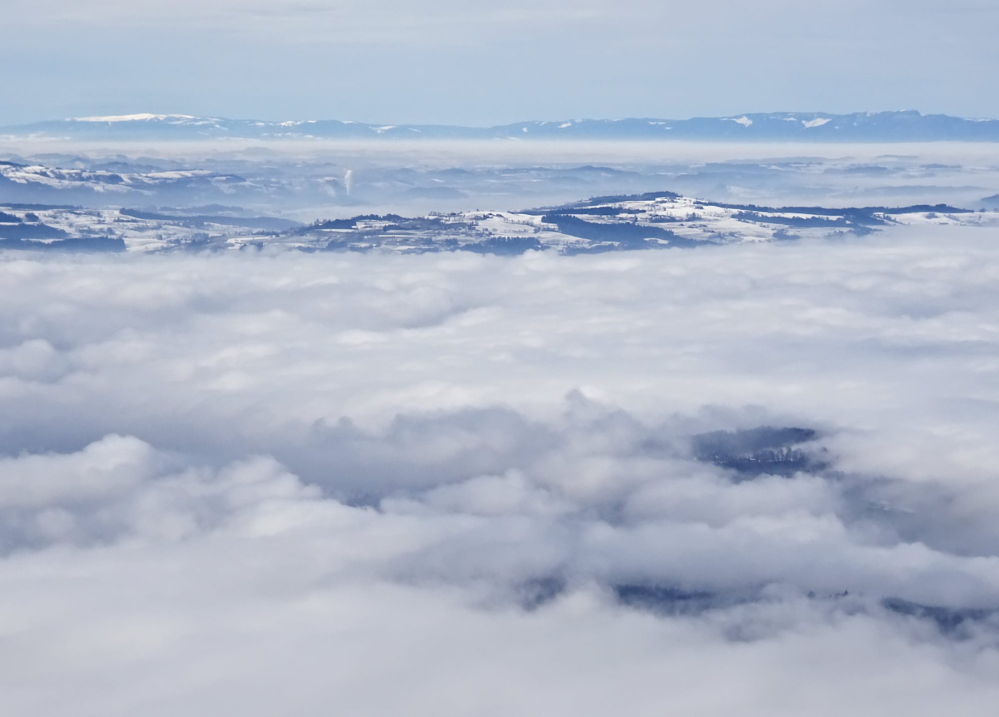 Schweiz, Luzern, Zürich, Rigi, Winterwanderung