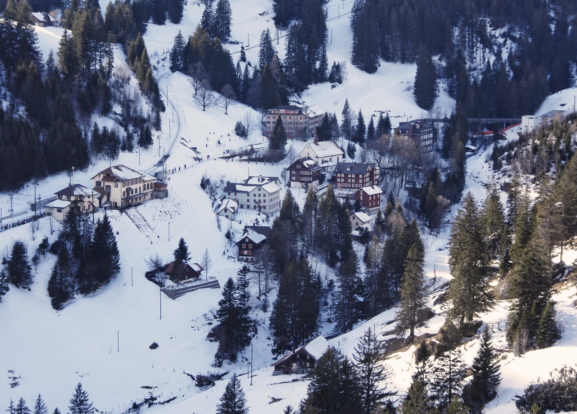 Schweiz, Luzern, Zürich, Rigi, Winterwanderung