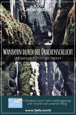 Drachenschlucht bei Eisenach, Thüringen, Deutschland, Lieblingstour, Fjella, Wanderroute, Wanderung