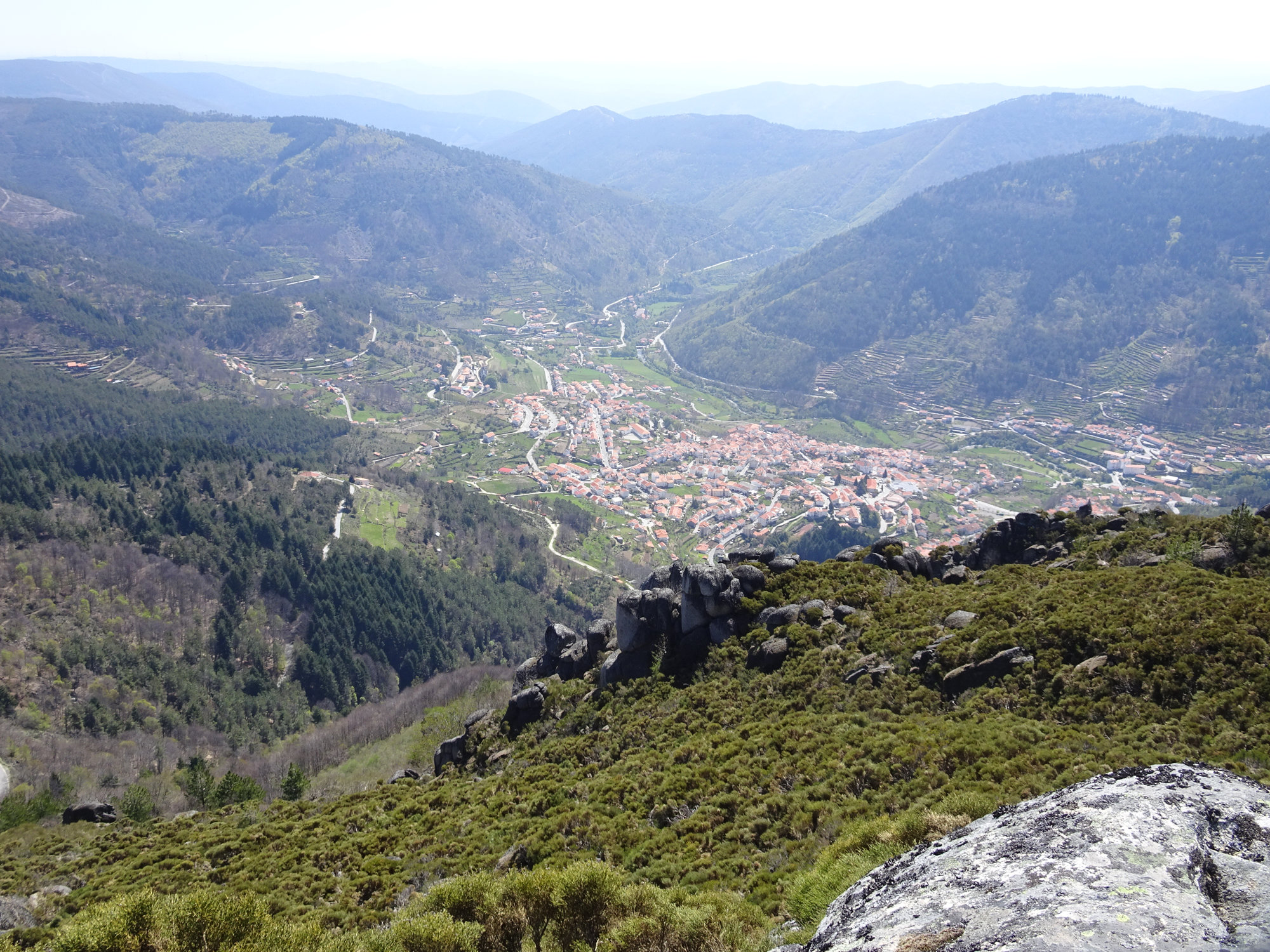 Carvão-Route, Wanderung, Rundwanderung, Serra da Estrella Portugal
