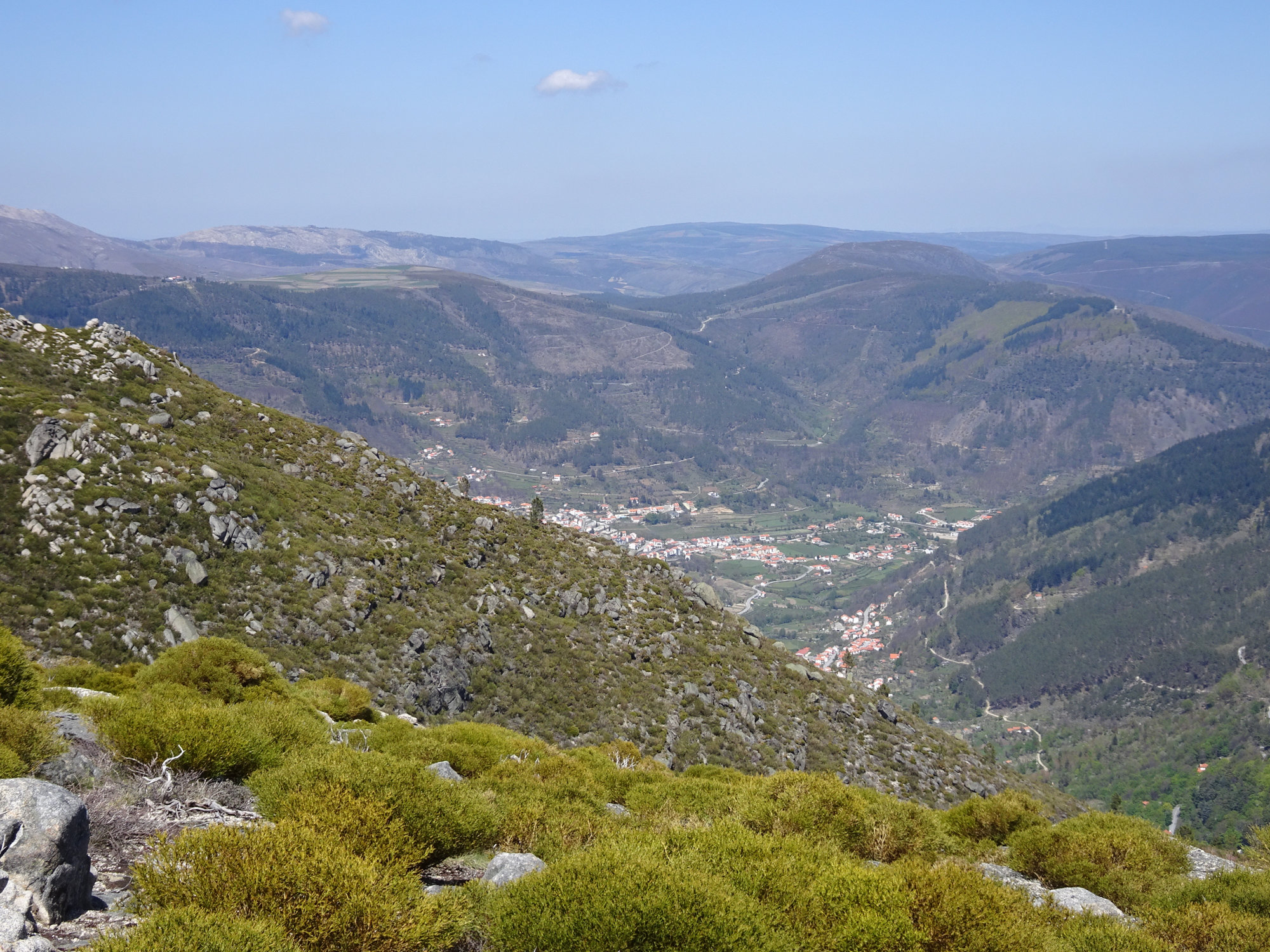 Carvão-Route, Wanderung, Rundwanderung, Serra da Estrella Portugal