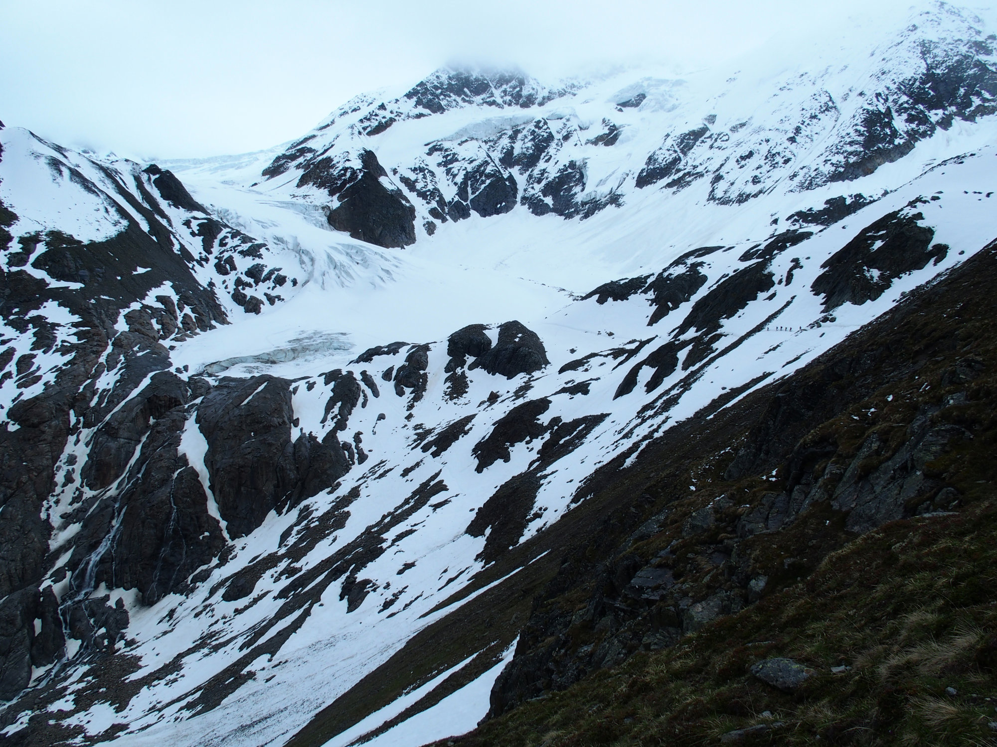 Gletscherkurs, Hochtour, Hochtourenkurs, Ausbildung, Bergsteigen, Gletscher, Kurs, Schulung, Pitztal, Taschachhaus, Fjella