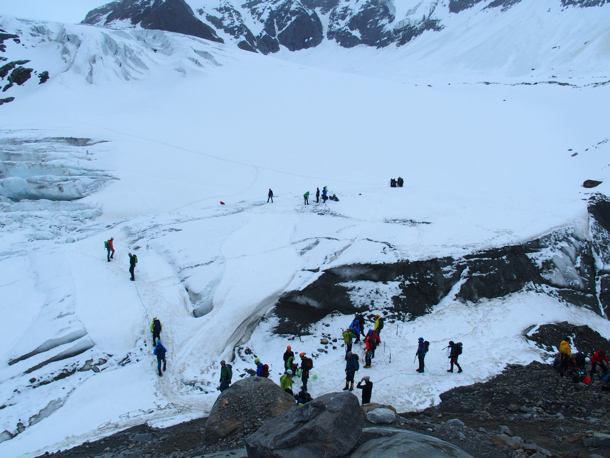Gletscherkurs, Hochtour, Hochtourenkurs, Ausbildung, Bergsteigen, Gletscher, Kurs, Schulung, Pitztal, Taschachhaus, Fjella