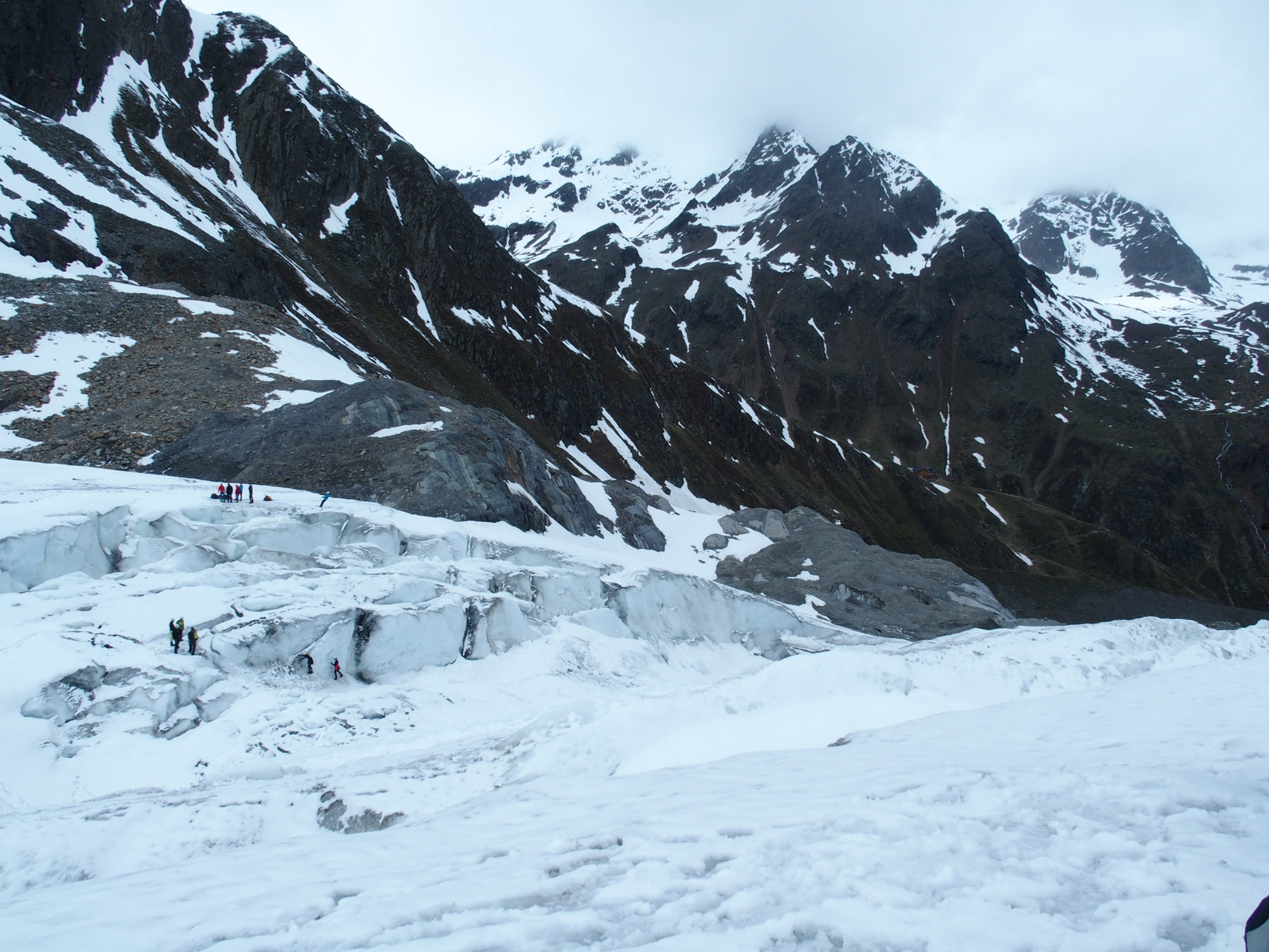 Gletscherkurs, Hochtour, Hochtourenkurs, Ausbildung, Bergsteigen, Gletscher, Kurs, Schulung, Pitztal, Taschachhaus, Fjella
