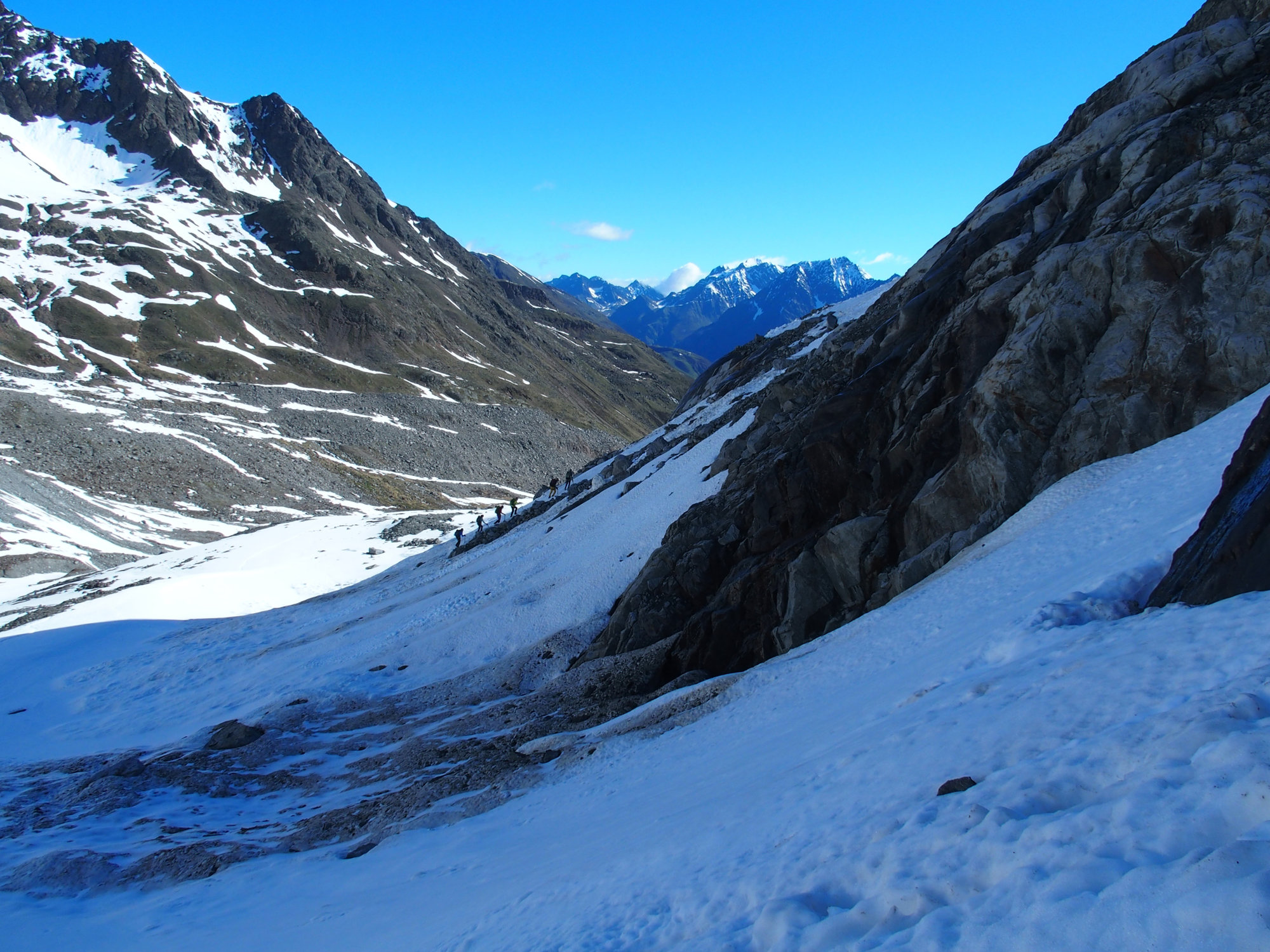 Gletscherkurs, Hochtour, Hochtourenkurs, Ausbildung, Bergsteigen, Gletscher, Kurs, Schulung, Pitztal, Taschachhaus, Fjella