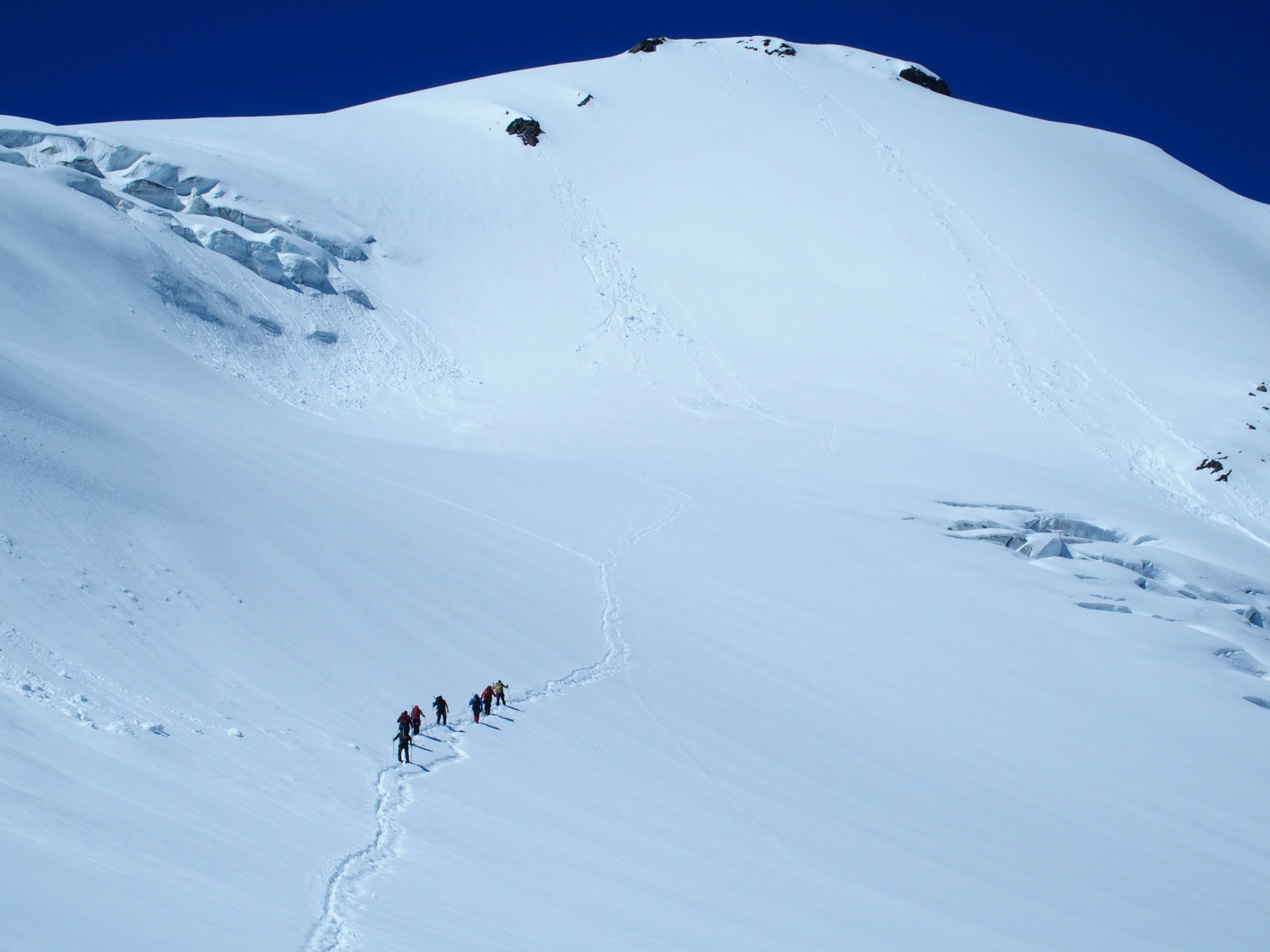Gletscherkurs, Hochtour, Hochtourenkurs, Ausbildung, Bergsteigen, Gletscher, Kurs, Schulung, Pitztal, Taschachhaus, Fjella