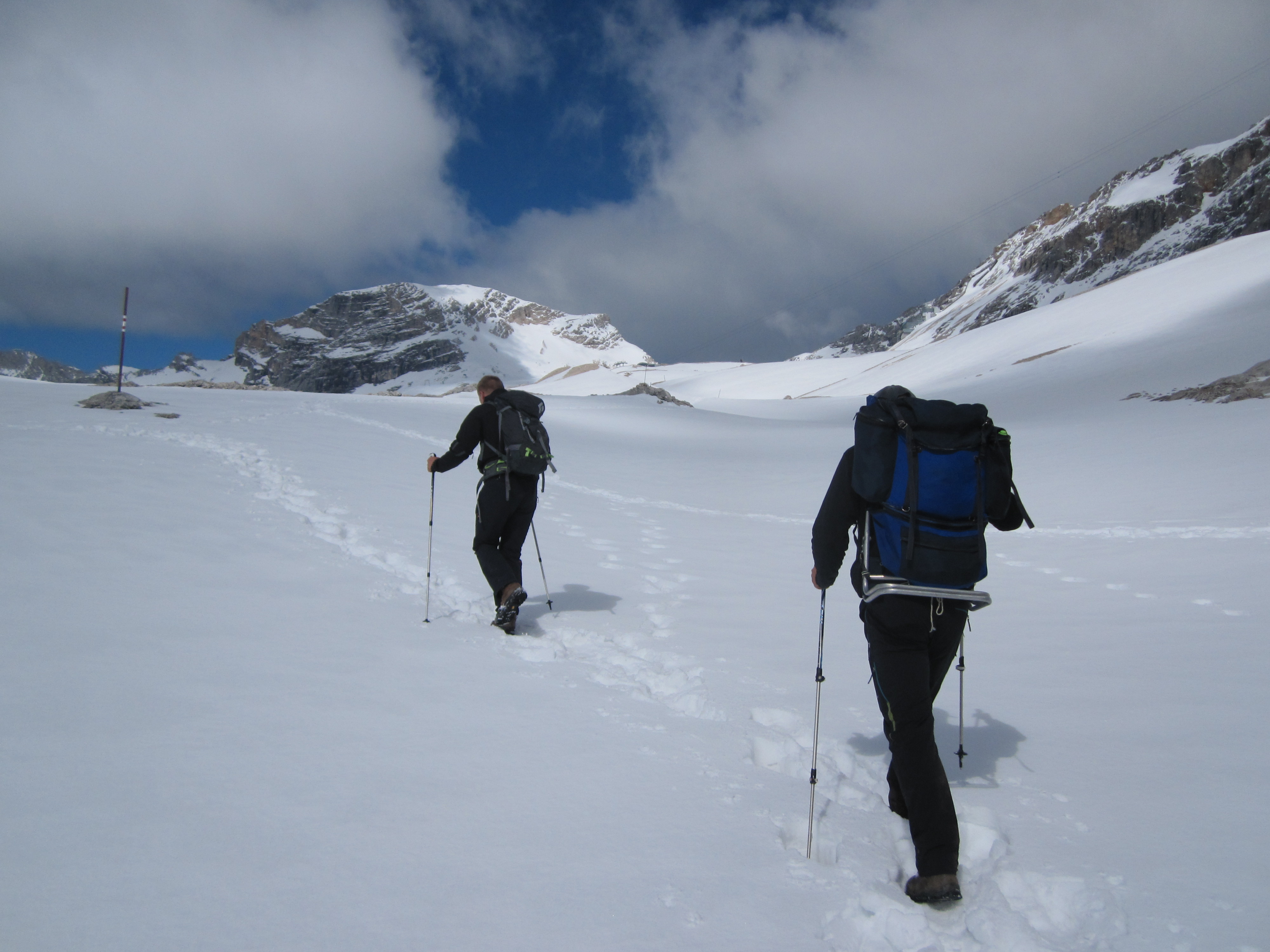 Durchs Reintal auf die Zugspitze Hüttentour Fjella