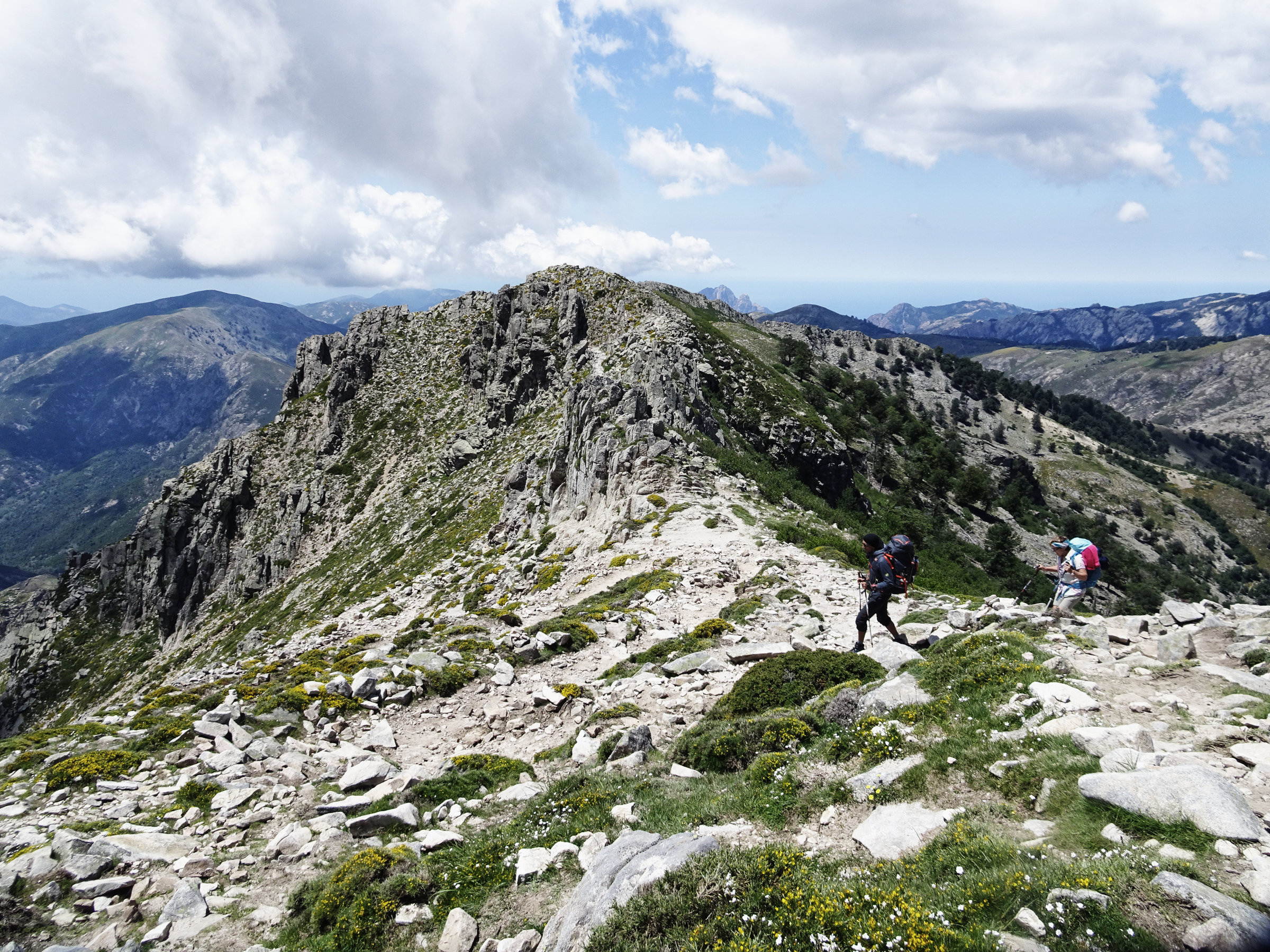 Korsika, GR20 Weitwanderweg, Wandern, Berge, Frankreich
