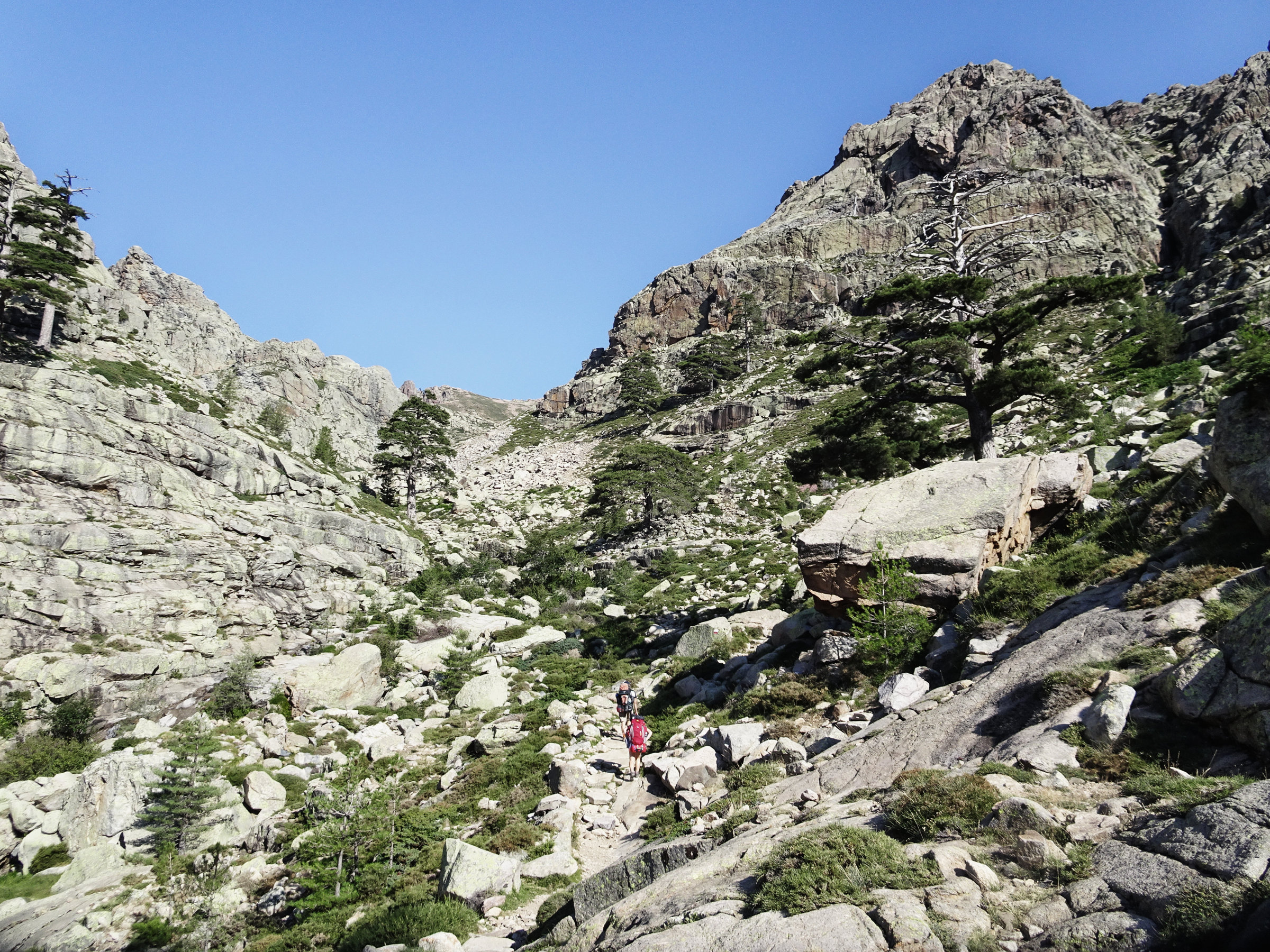 Korsika, GR20 Weitwanderweg, Wandern, Berge, Frankreich
