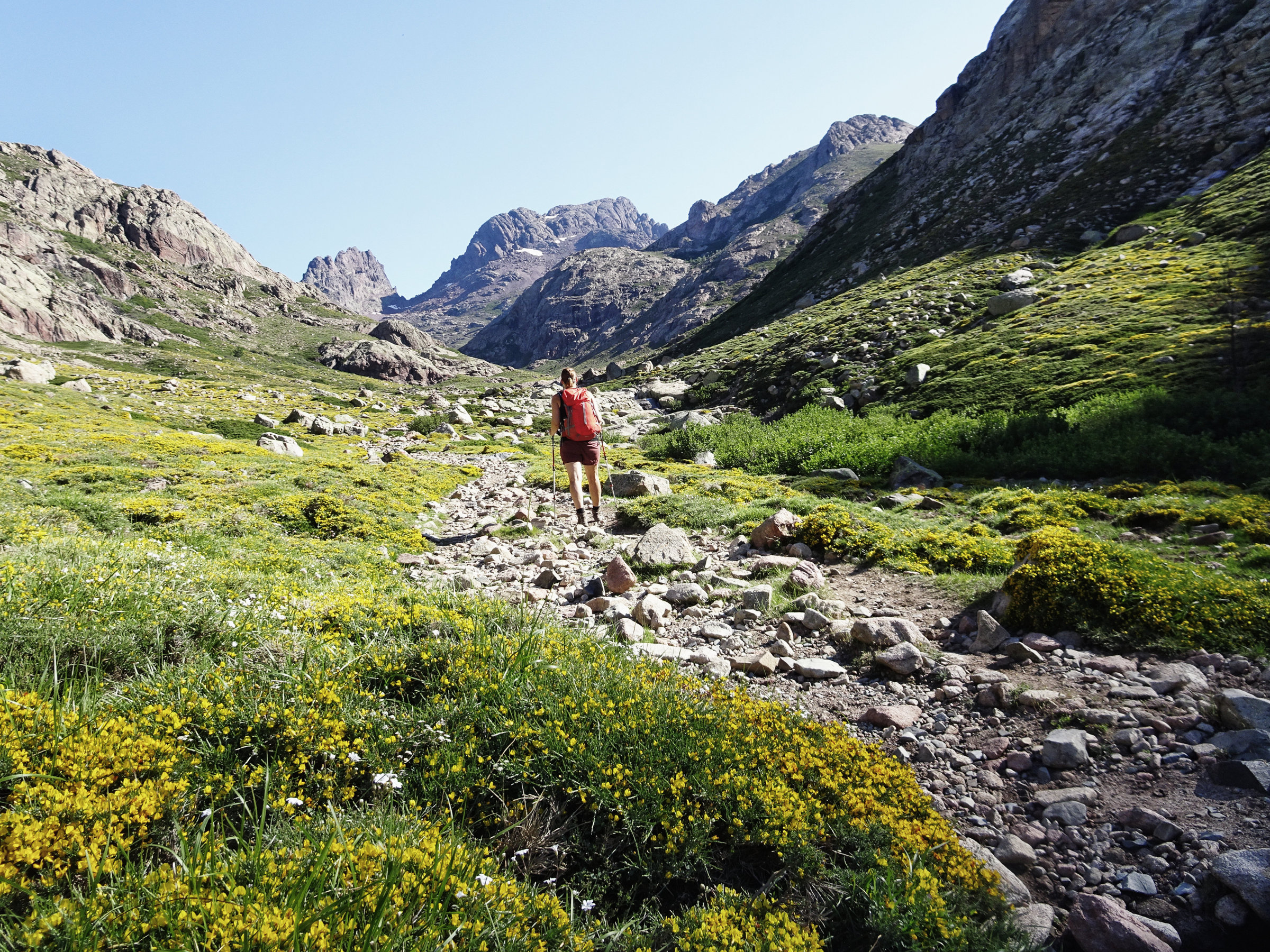 Korsika, GR20 Weitwanderweg, Wandern, Berge, Frankreich