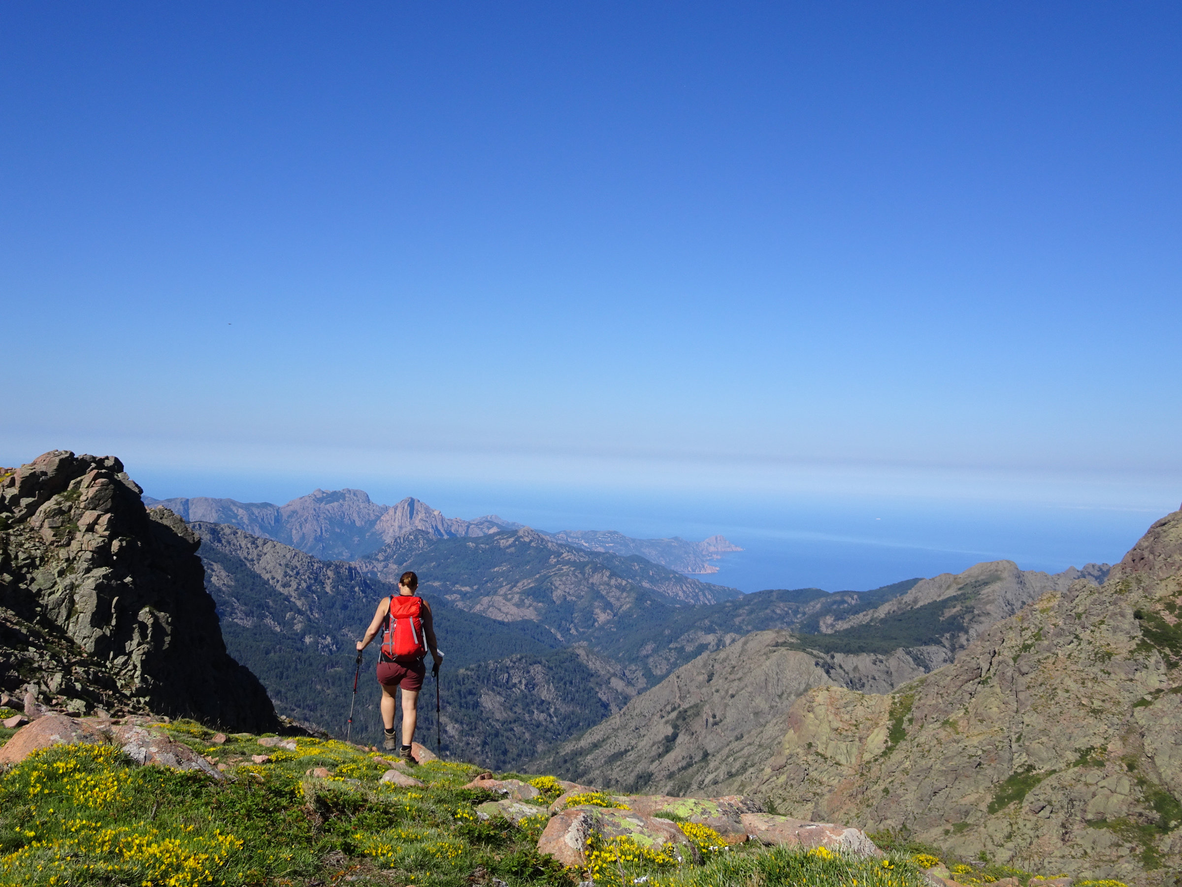 Korsika, GR20 Weitwanderweg, Wandern, Berge, Frankreich