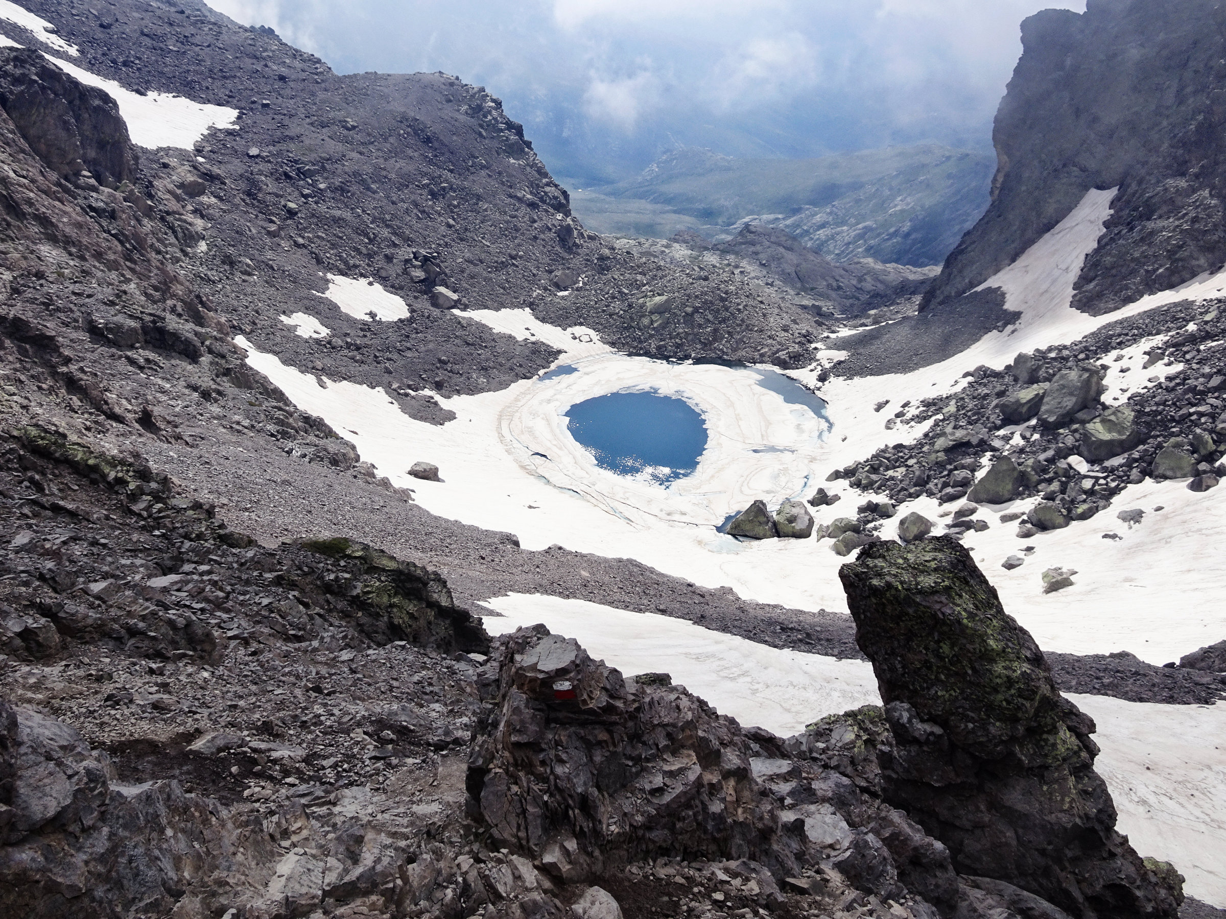 Lac de Cinto, Korsika, GR20 Weitwanderweg, Wandern, Berge, Frankreich
