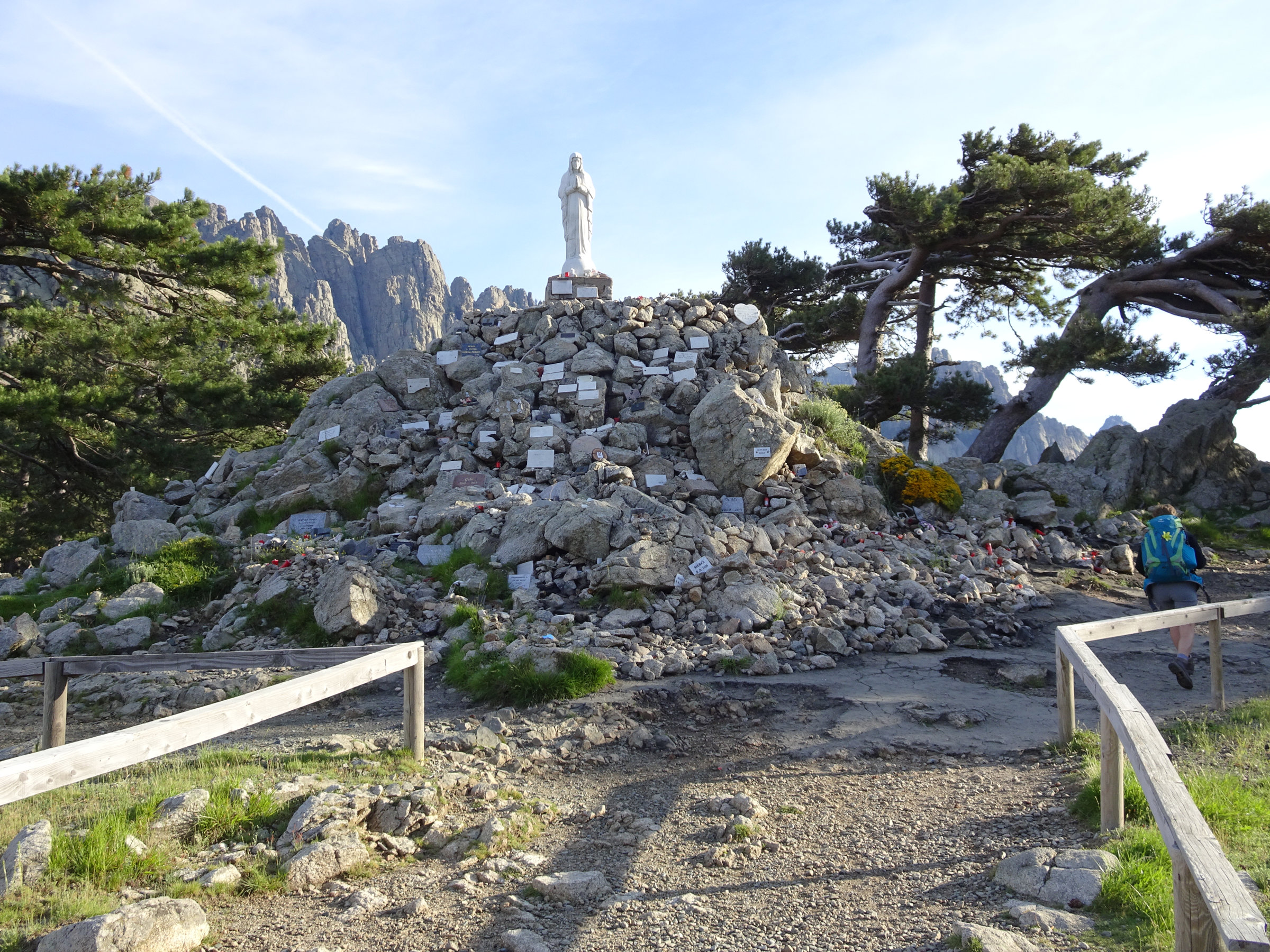 Madonna delle Neve - die Schneemadonna am Col de Bavella, Korsika, GR20 Weitwanderweg, Wandern, Berge, Frankreich