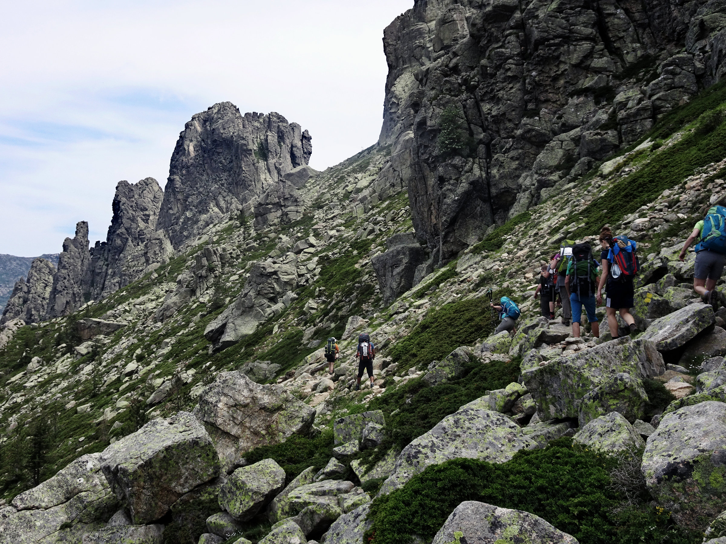 Korsika, GR20 Weitwanderweg, Wandern, Berge, Frankreich