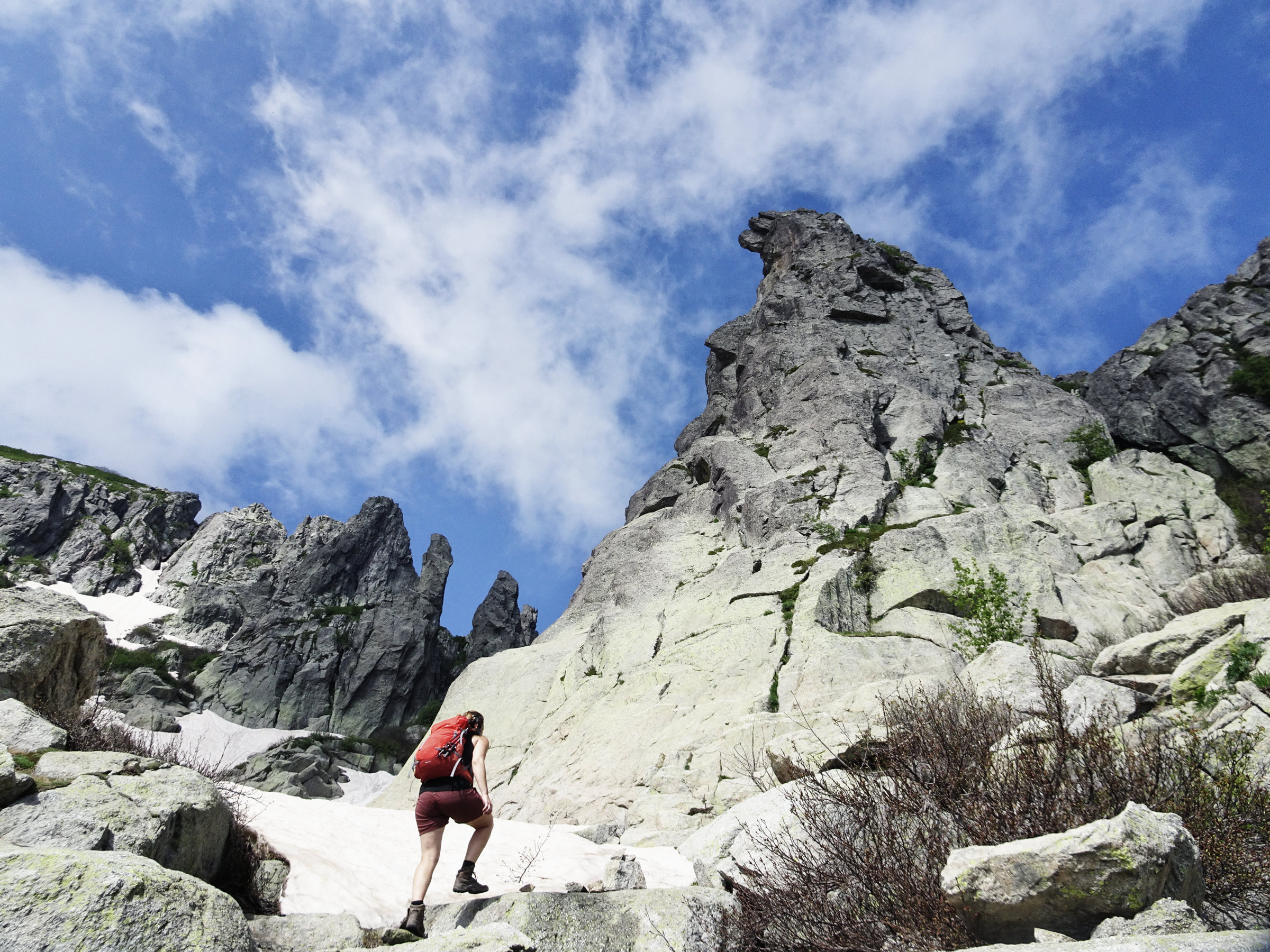 Monte d'Oro, Korsika, GR20 Weitwanderweg, Wandern, Berge, Frankreich
