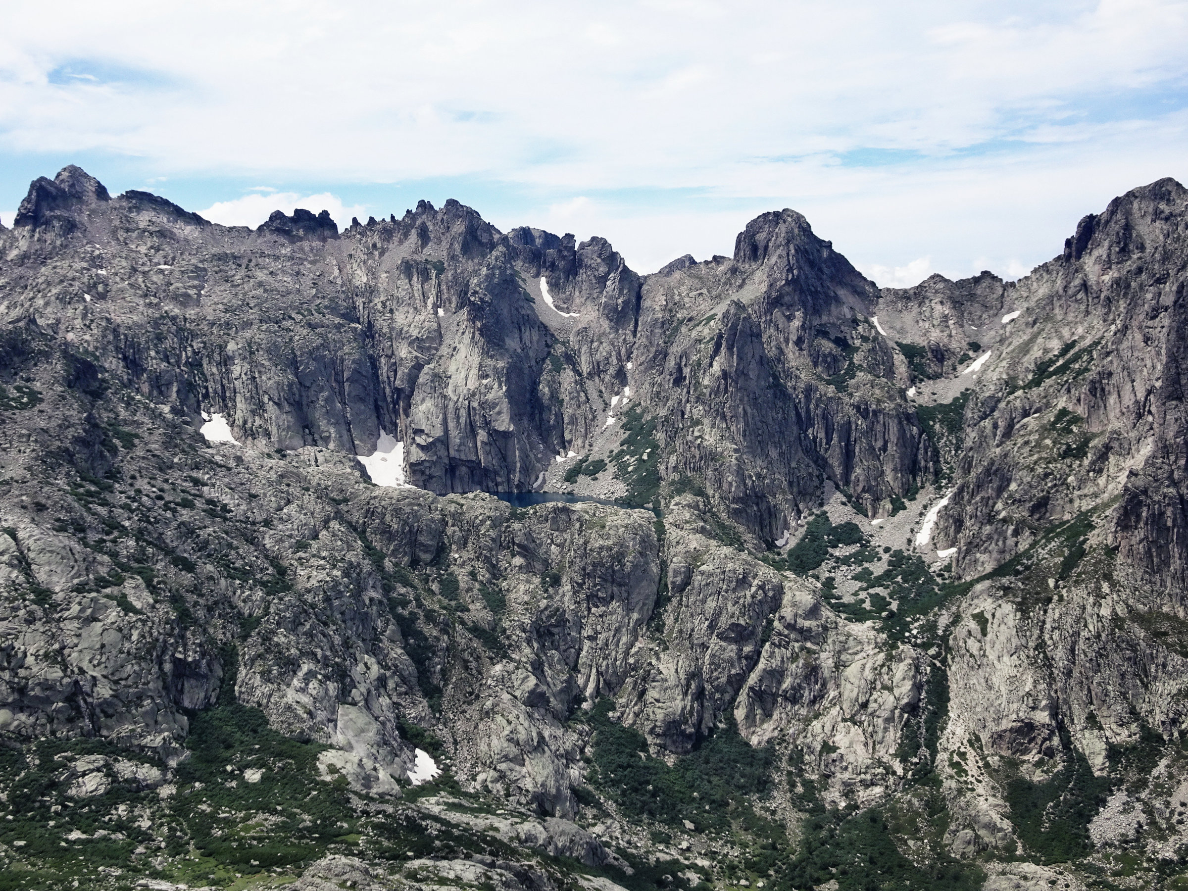 Lac de Capitello, Restonica, Korsika, GR20 Weitwanderweg, Wandern, Berge, Frankreich