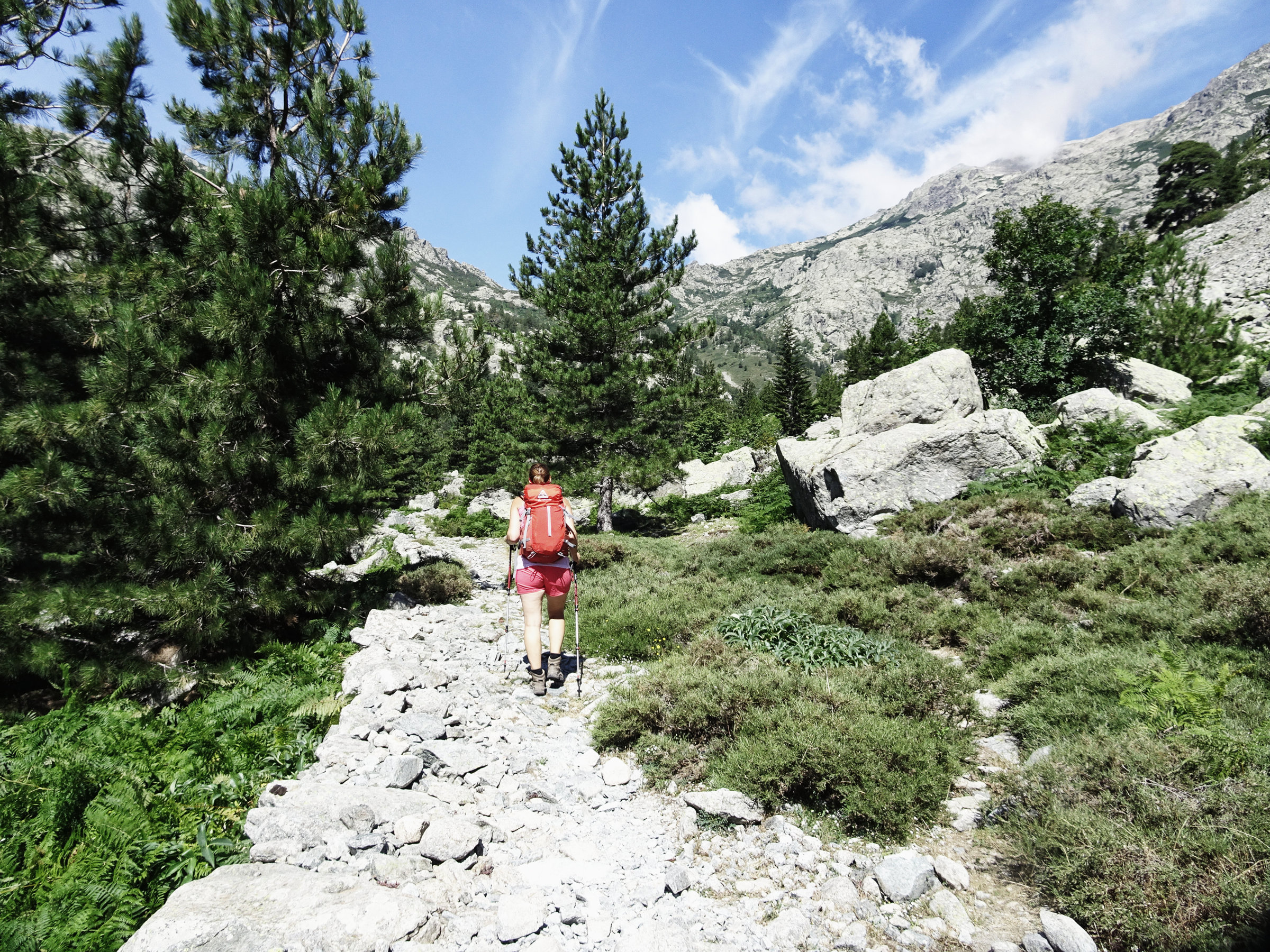 Korsika, GR20 Weitwanderweg, Wandern, Berge, Frankreich