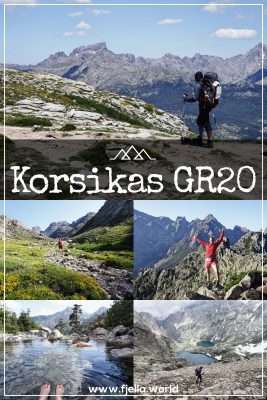 Korsika, GR20 Weitwanderweg, Wandern, Berge, Frankreich