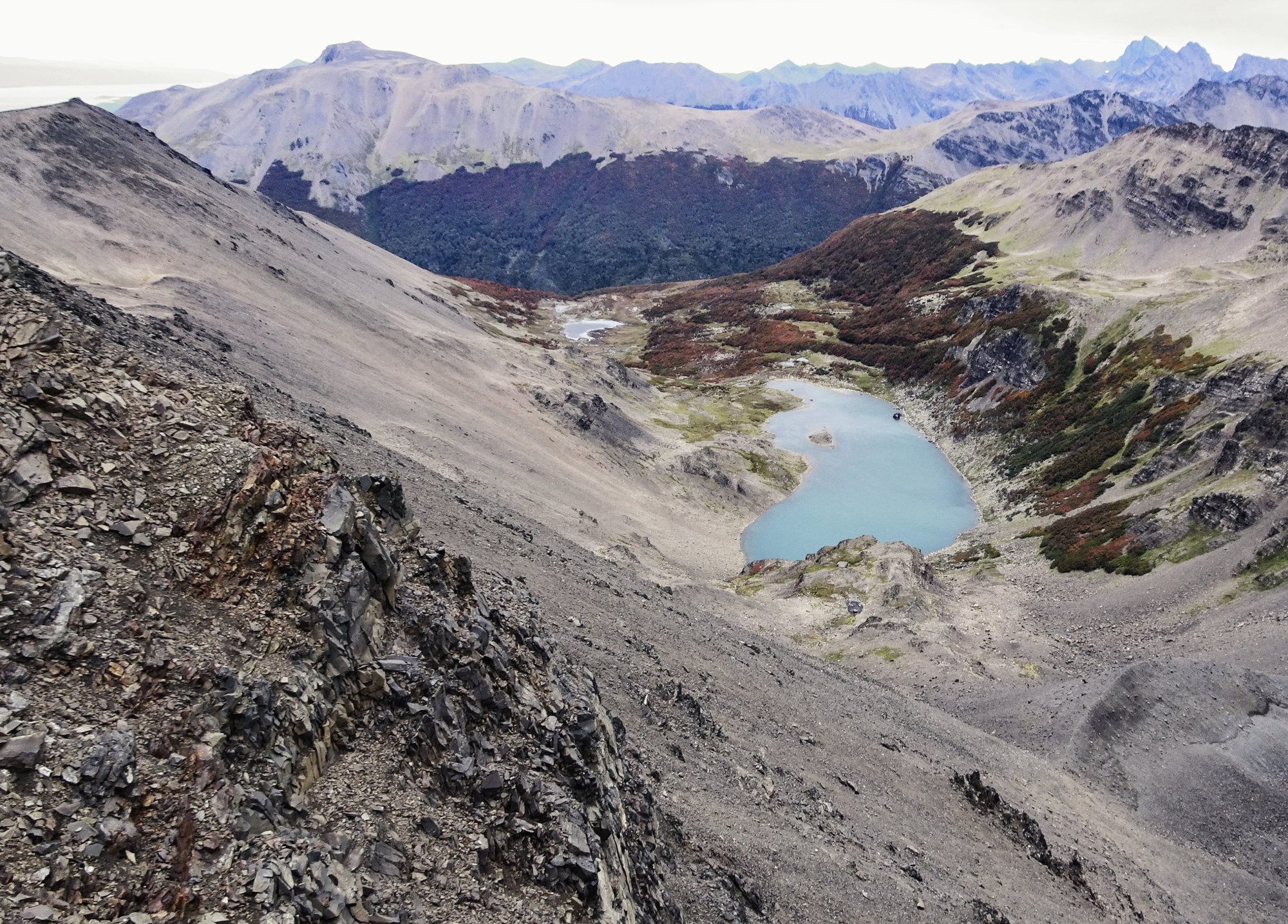 Circuito Dientes, Isla Navarino, Chile, Trekking, Wanderung