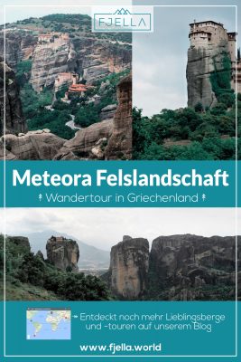 Meteora Felslandschaft, Wandern in Griechenland, Lieblingstour