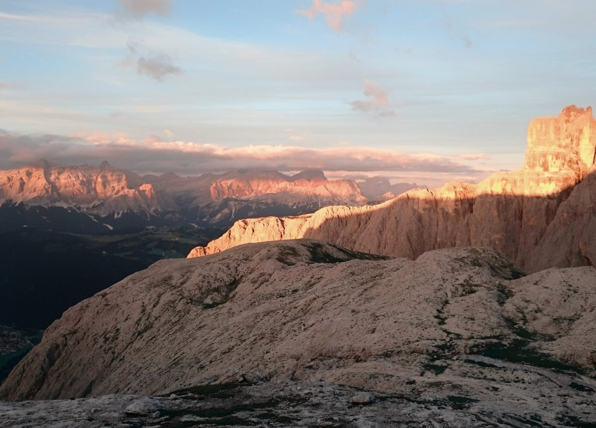 Piz Boé, Alpenüberquerung Traumpfad Venedig-München Weitwanderung