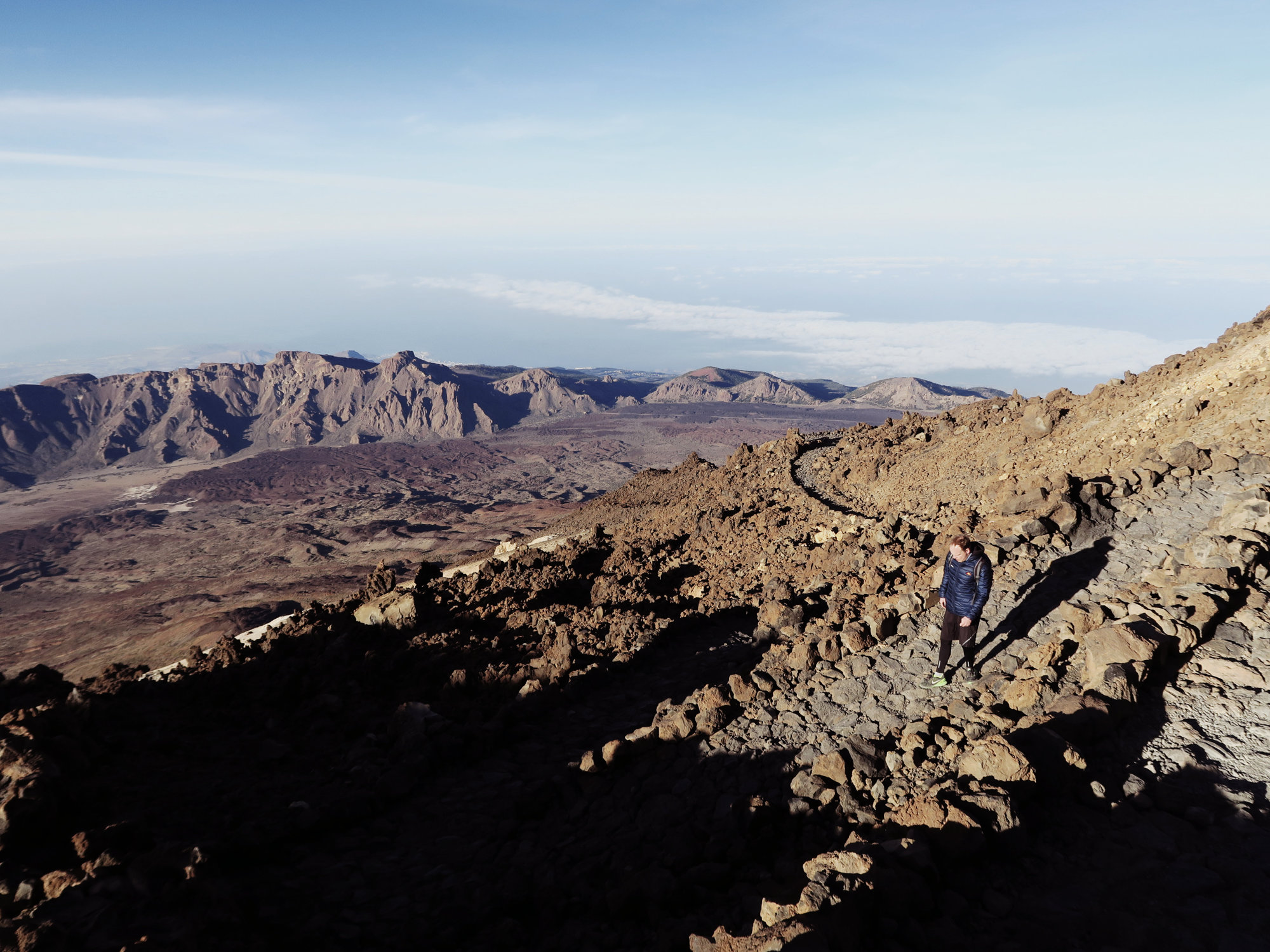 Abstieg Richtung Pico Viejo