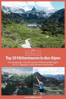 Hüttenwanderungen in den Alpen Fjella