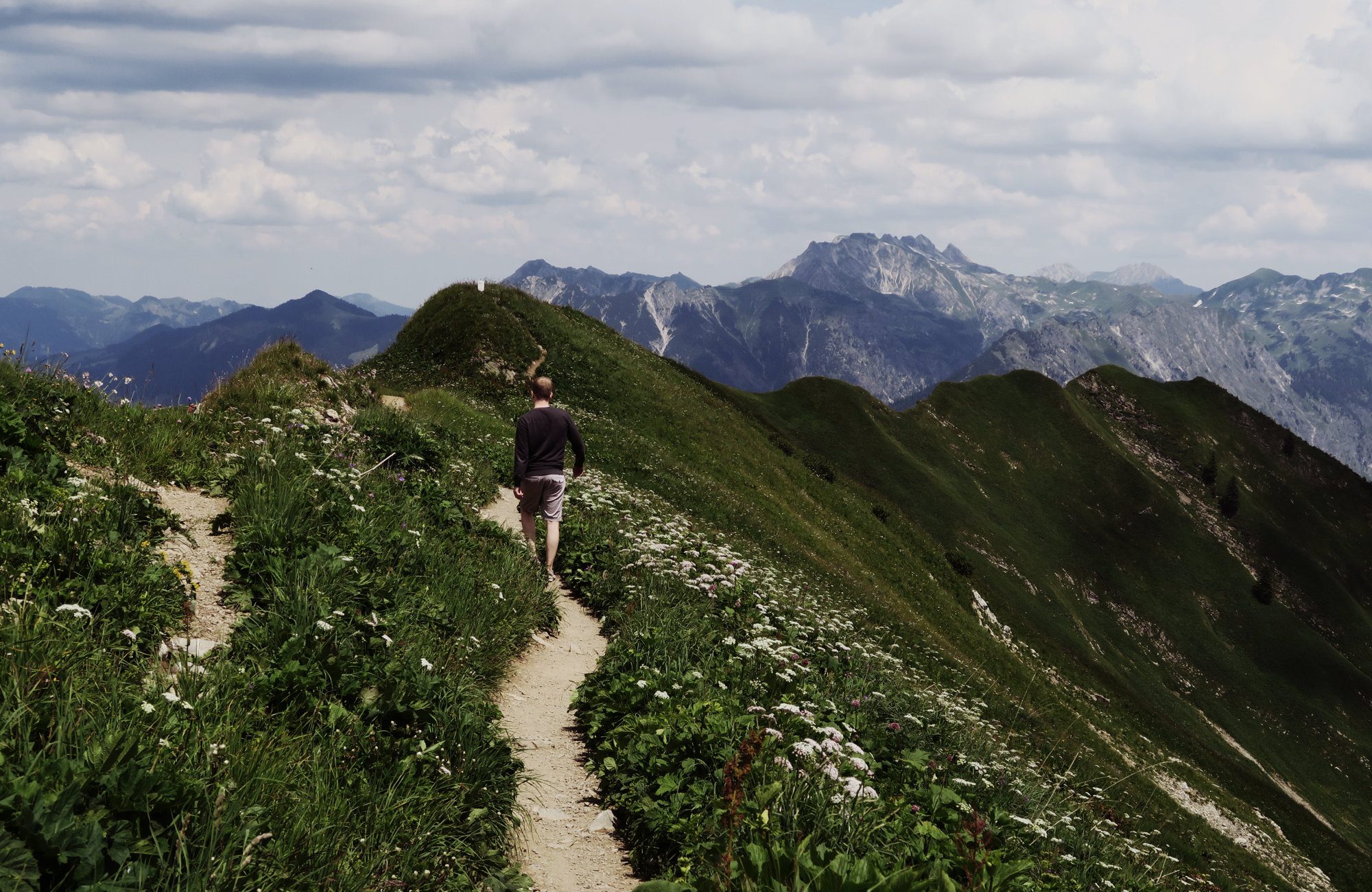 Gratwanderung auf dem Fellhorn Kleinwalsertal