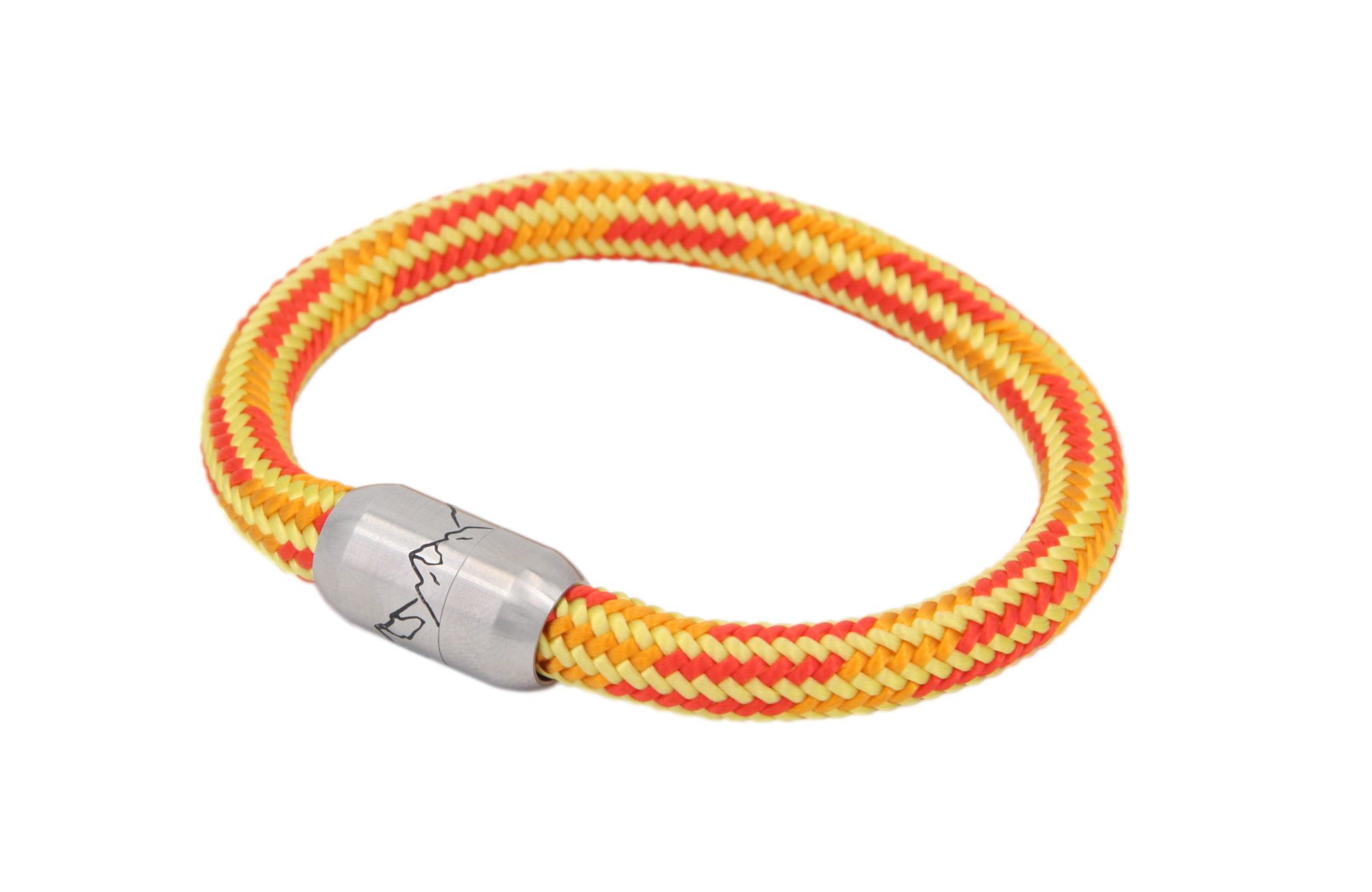 BERGSEIL ARMBAND – EINFACHSEIL | GELB-ORANGE-ROT blank