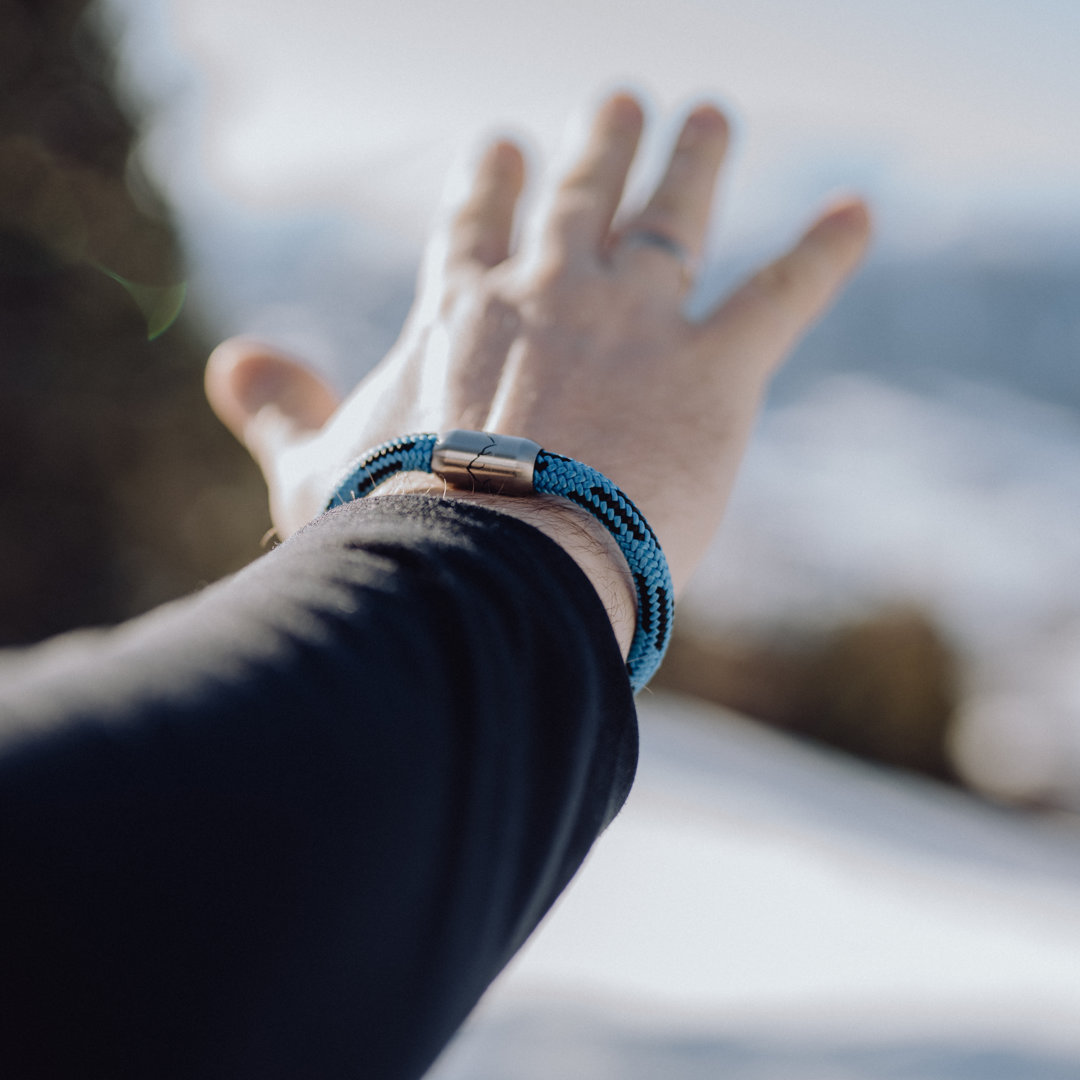 Bergseil Armband Einfachseil Steinbock Model (3) Bergseil Armband Einfachseil Steinbock Model