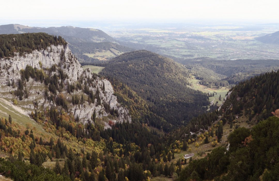 Herbstwanderung Brauneck Benediktenwand Längental Fjella