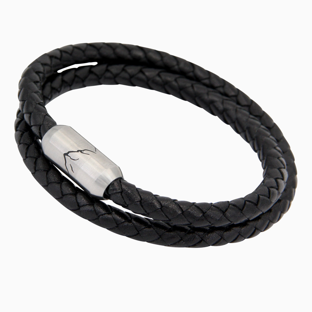 Bergseil Armband Doppelseil Leder Bergdohle Freigestellt Webseite 2020