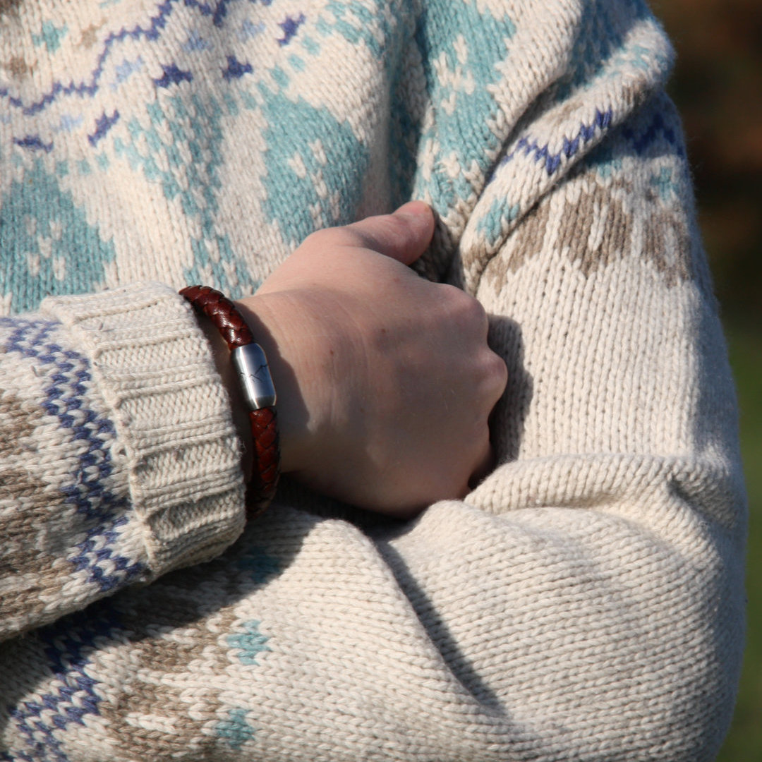 Bergseil Armband Einfachseil Leder Haselhuhn Model (2) Bergseil Armband Einfachseil Leder Haselhuhn Model (2)