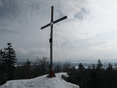 Große Kanzel, Felswandergebiet Bayerischer Wald, Schneeschuhwandern im Bayerischen Wald