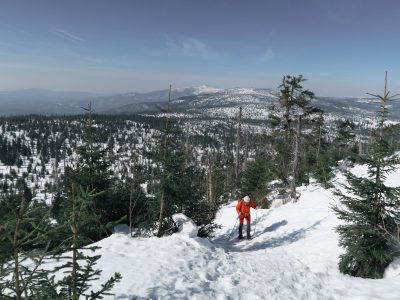 Winterwanderung auf den Lusen, Schneeschuhwandern Bayerischer Wald