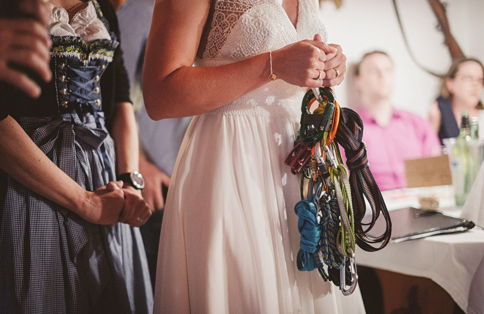Alpenblick Armband, Hochzeitschmuck für Bergfans Bergzauber Kette Silber Hochzeitskleid