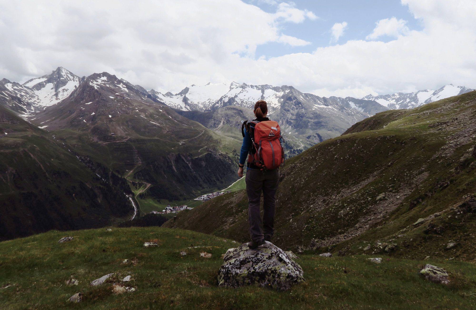 Ausblick auf der Wandertour Seenplatte, Wandern im Ötztal, Wandertour Ötztal, Ötztaler Alpen, Bergwandern, Tirol, Lenzenalm, Nedersee, Sohmsee
