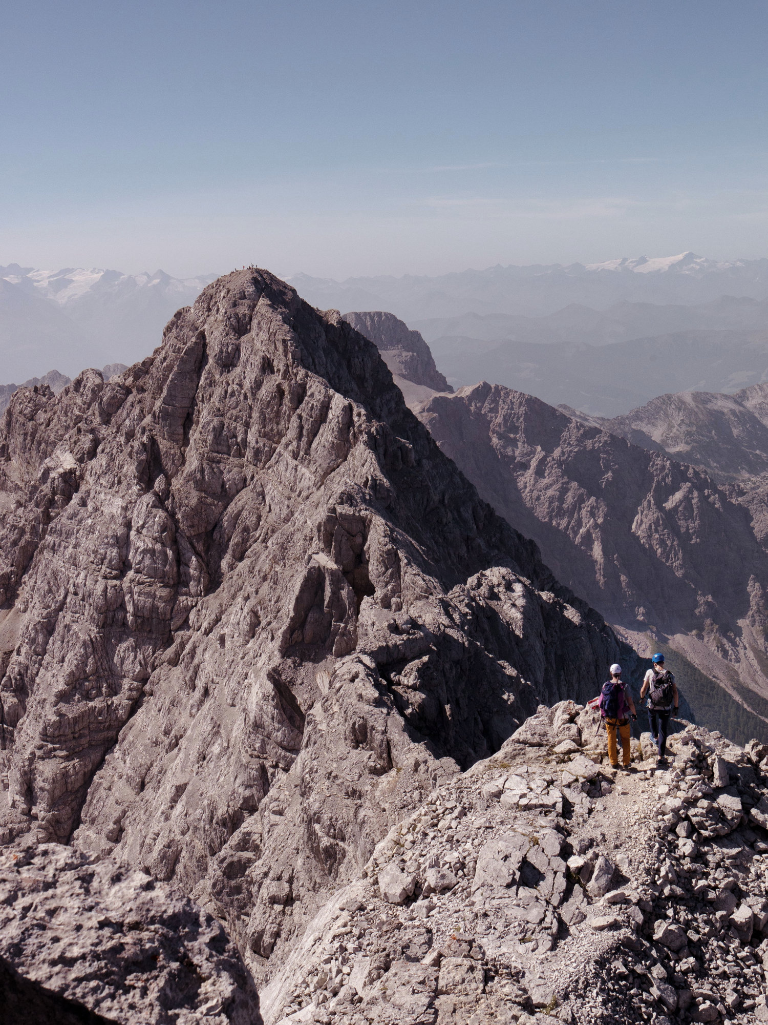 Watzmann Überschreitung, Berchtesgadener Alpen, Watzmanngrat, Hocheck
