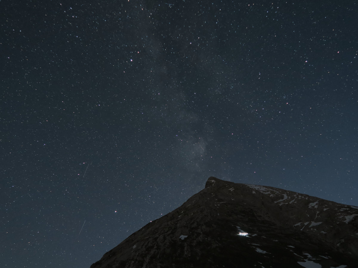 Watzmann mit Milchstraße