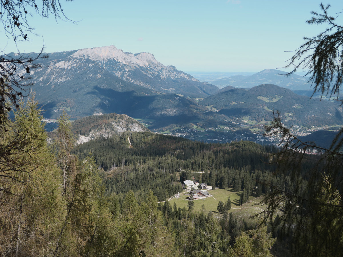 Blick zur Kührointalm und Untersberg