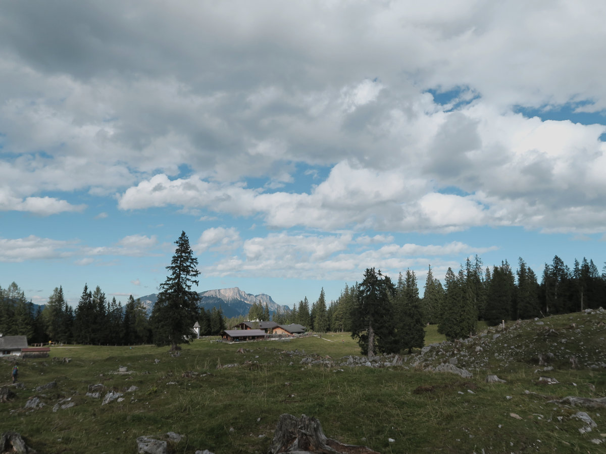 Kührointhütte in Sicht, Berchtesgadener Alpen