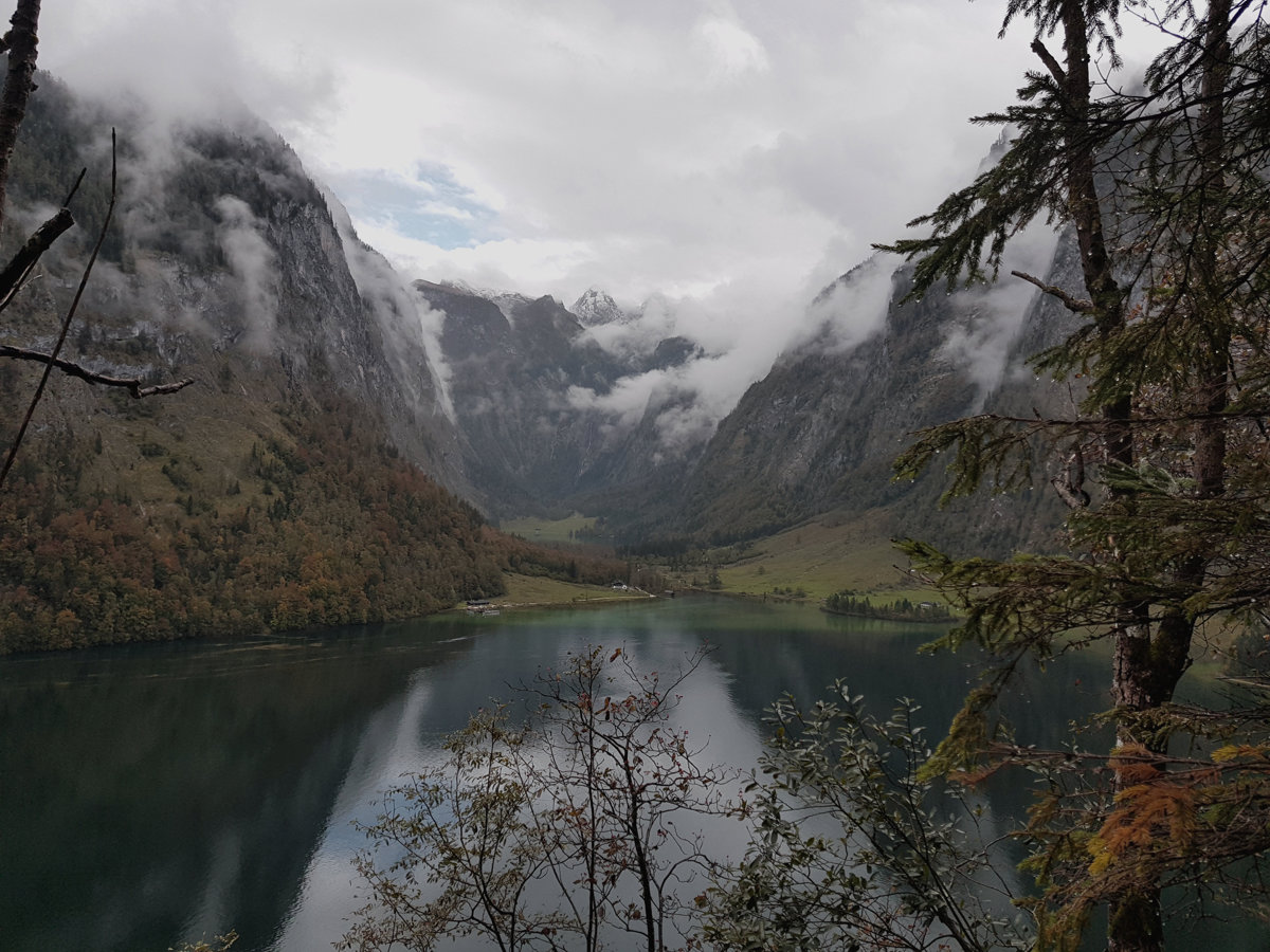 Blick auf den Königssee, Hüttentour Berchtesgadener Alpen, Deutschland