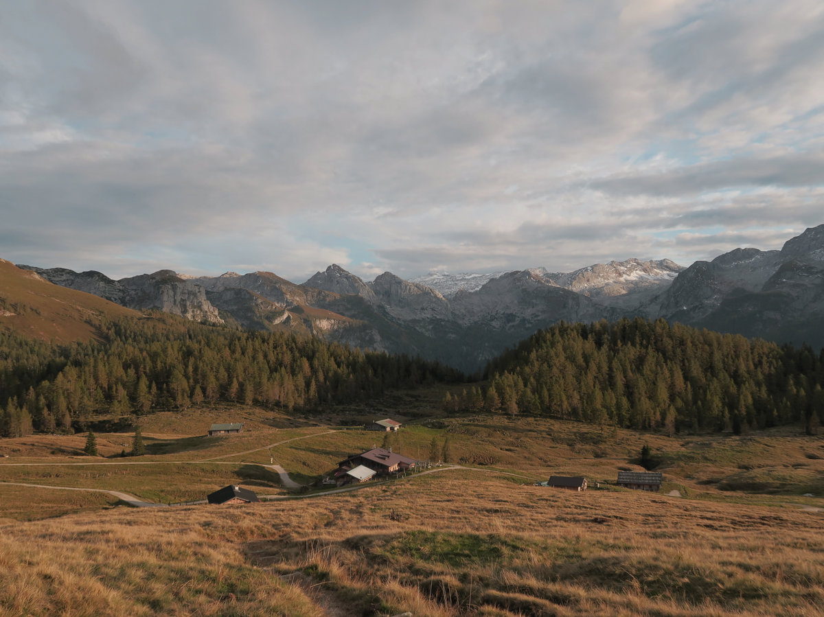 Gotzenalm im Abendlicht