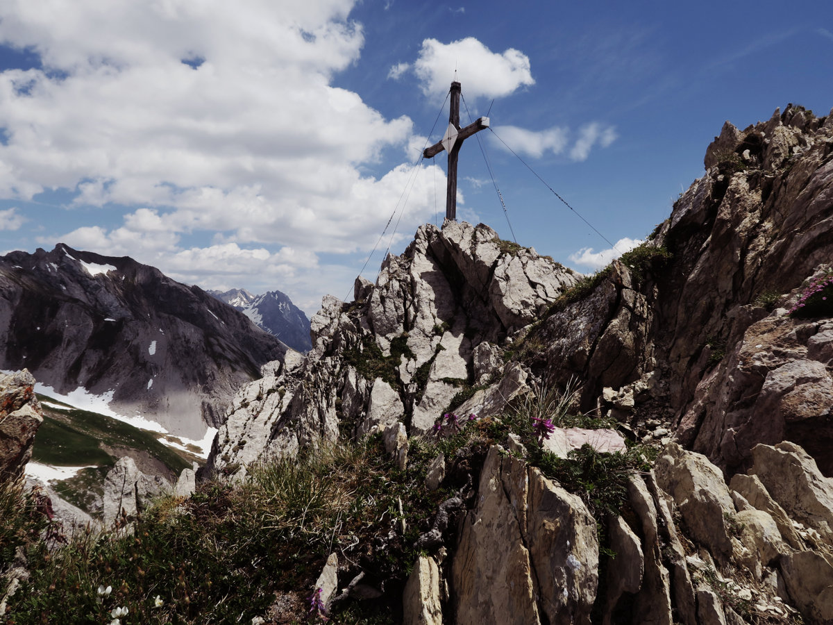 Gipfelkreuz des Malatschkopf