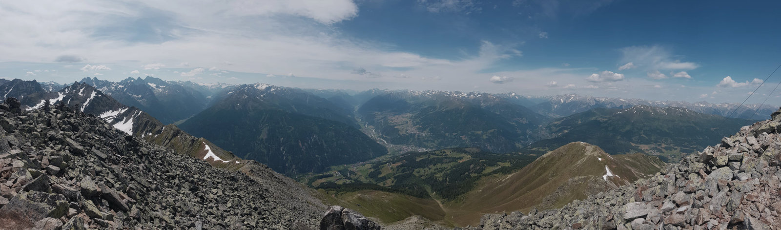 Ausblick ins Tal Kleine Aifner Spitze