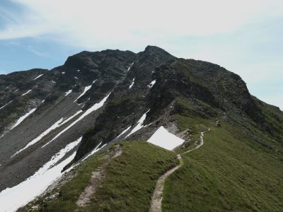Der Gipfel der Hohen Aifner Spitze ist schon in Sicht