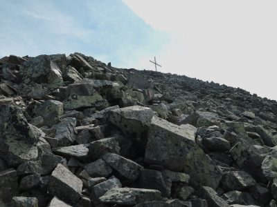 Der Gipfel der Hohen Aifner Spitze ist schon in Sicht