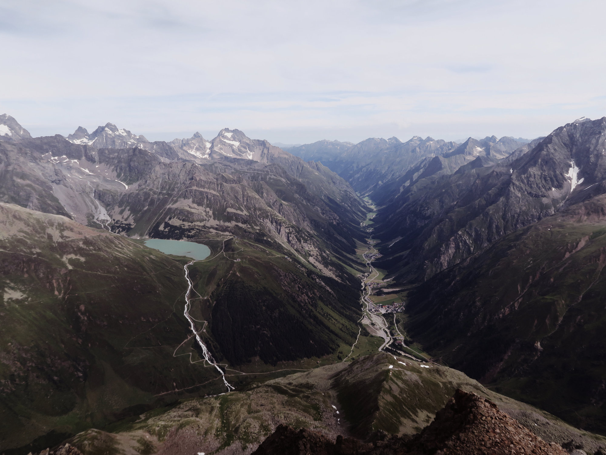 Blick vom Mittagskogel im Pitztal