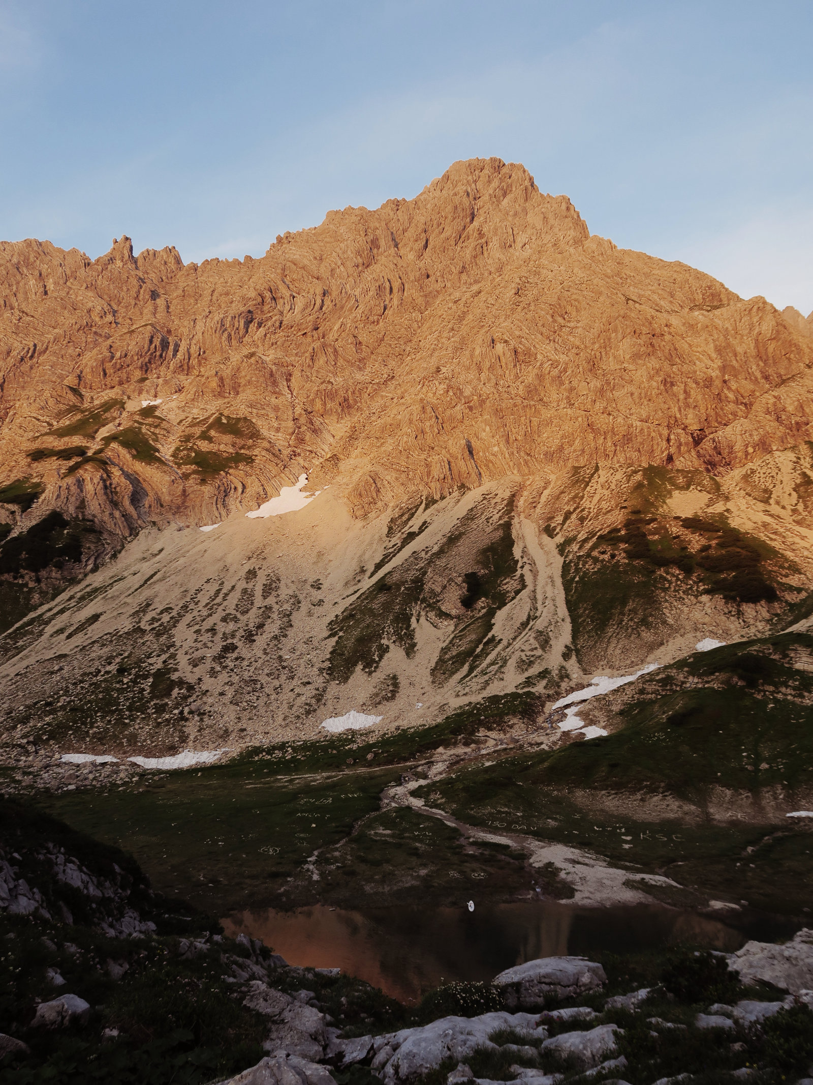 Sonnenuntergang am Prinz-Luitpold-Haus