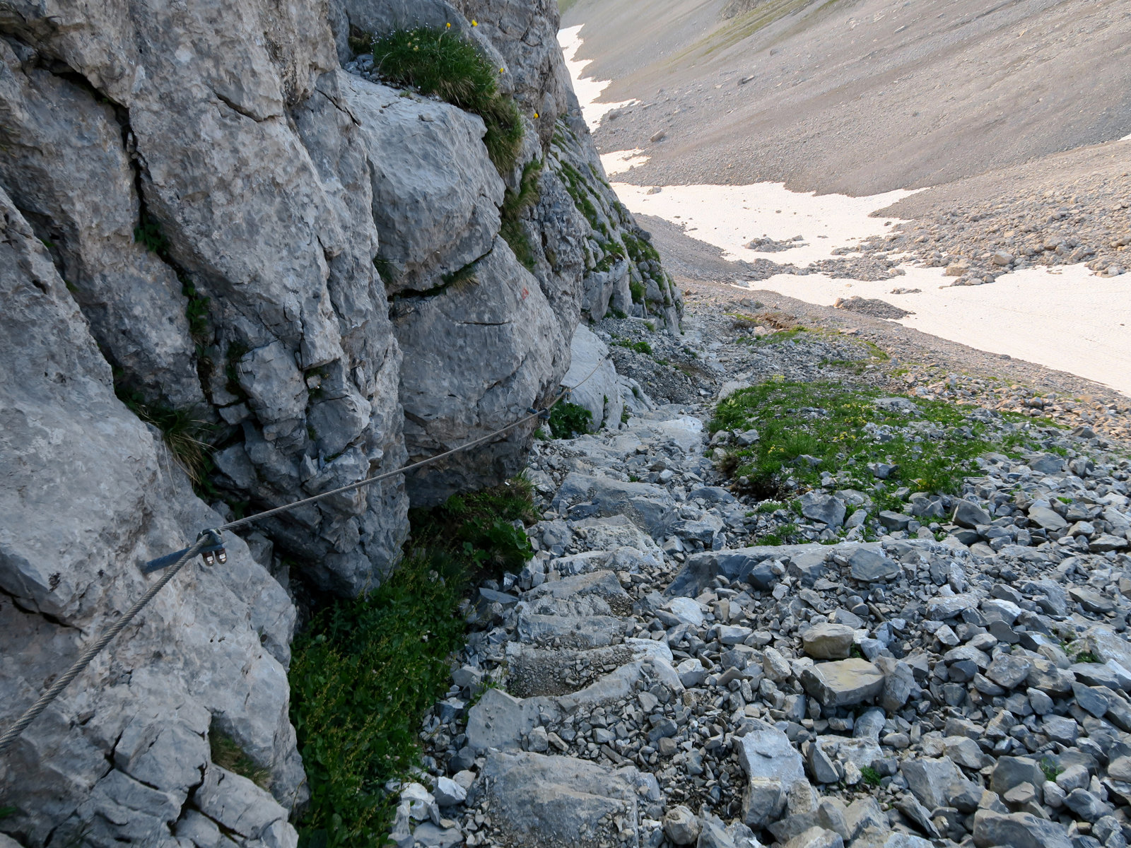 Abstieg von der Bockkarscharte